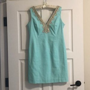 Aqua Lilly Pulitzer dress